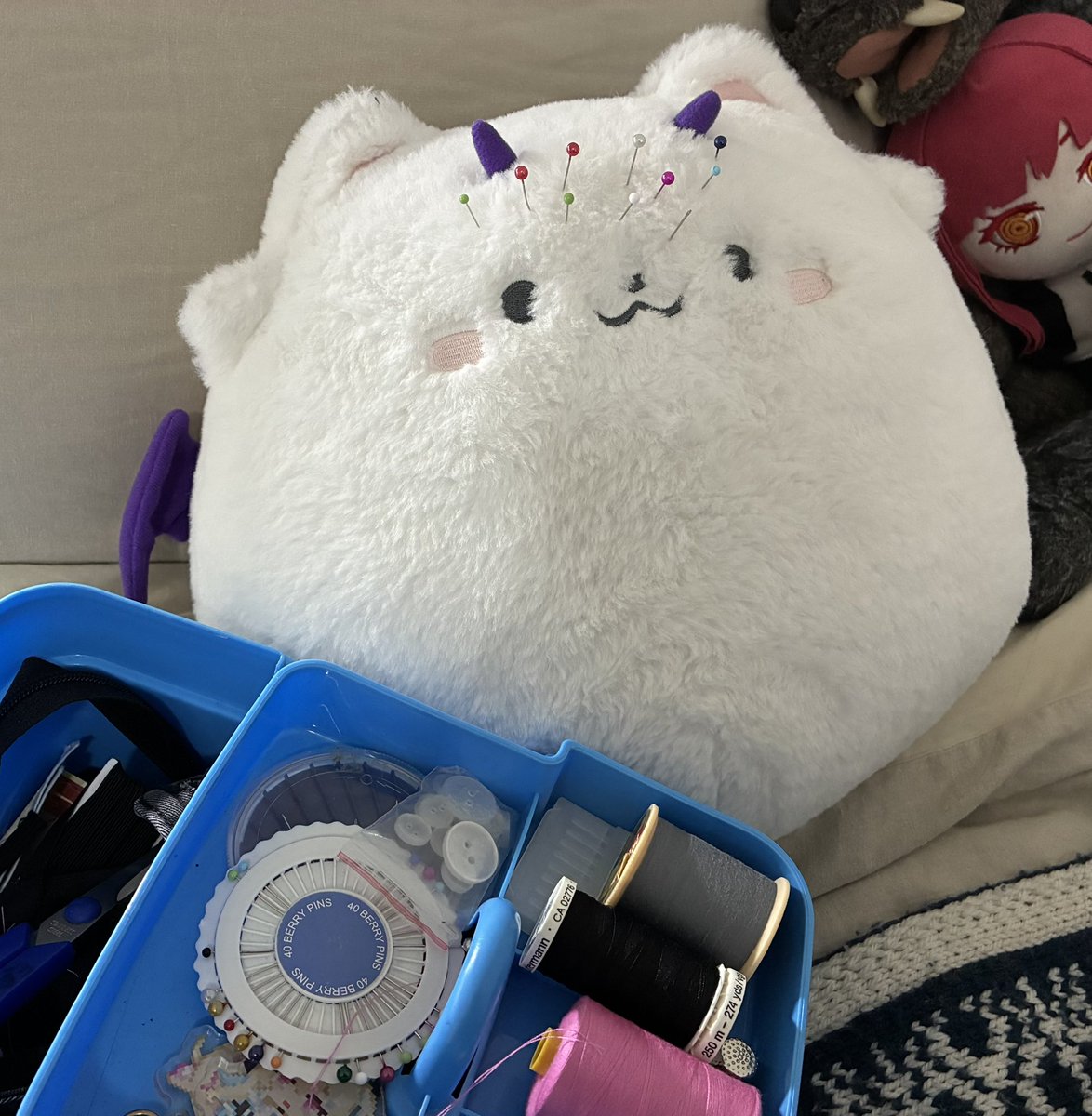 TheRamHandler's tweet photo. Do you guys like my pin cushion? #FWMC https://t.co/3dV9N16MQX