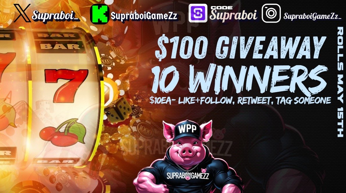 🐱100$ GIVEAWAY (10x10$)🐱

Follow <a href="/Supraboi_/">Supraboi</a> and myself
Retweet + Like
Tag someone

🐱Ends May 15th🐱