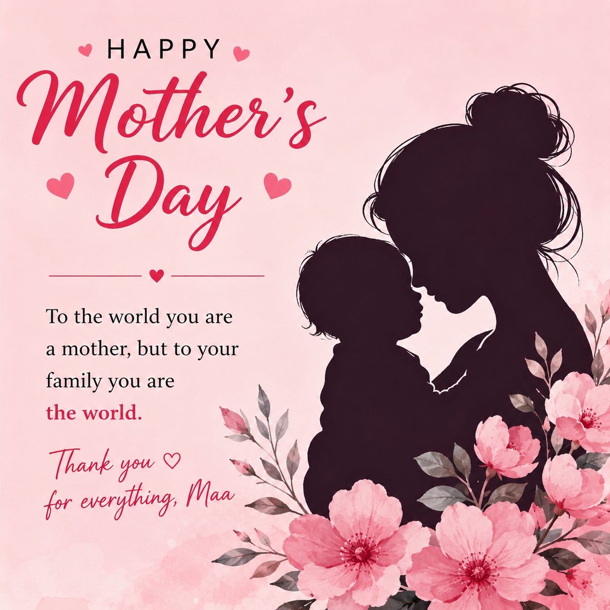 SPatra33's tweet photo. Endless Affection, Strength, Patience, Kindness of Mothers - without expecting anything in return - resembles an endless sky.
#HappyMother's Day🙏

माताओं का असीम स्नेह, शक्ति, धैर्य और दयालुता - बिना किसी अपेक्षा के - अनंत आकाश के समान है। 
#मातृदिवस की हार्दिक शुभकामनाएँ 🙏 https://t.co/7sWokNnb1P