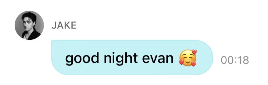 i realized my name is still in “evan” so i used it😭