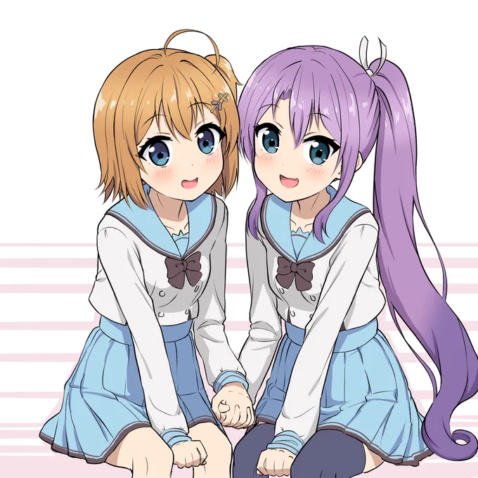 リステサービス終了…ということで超久々にまなさゆ描きました! 自分はほぼアニメしか知らないのですが曲がめっちゃ良い作品だと思ってます!
