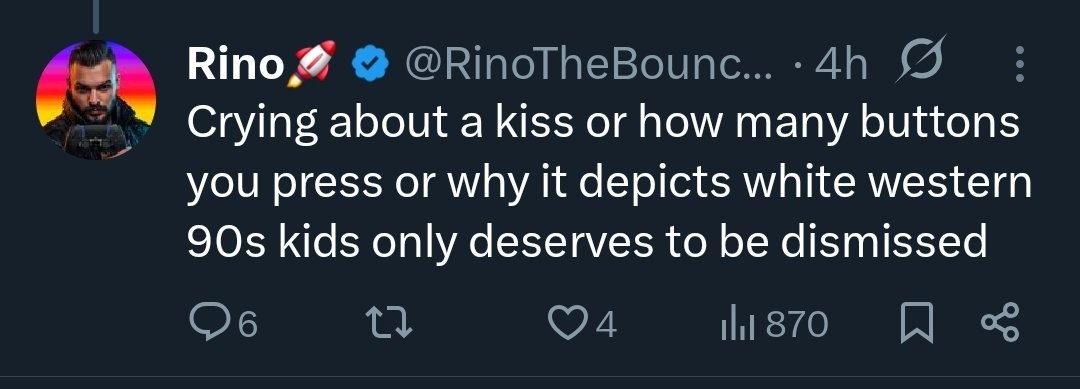 Contenticles's tweet photo. @RinoTheBouncer You're a fag who cried about Basketball Ninja being a success even as Ubisoft was bought out by Tencent.

To your dumbass, pressing play on a DVD defines it as a video game - showcased by this retarded reply.
You dipshit. https://t.co/R1jwGjDkGD