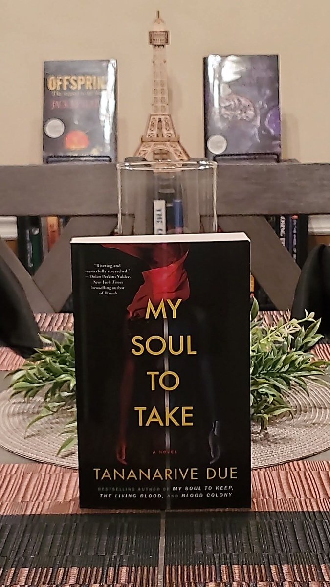 Slycon8's tweet photo. Current reading:

MY SOUL TO TAKE by @TananariveDue https://t.co/8RWCXblgzW