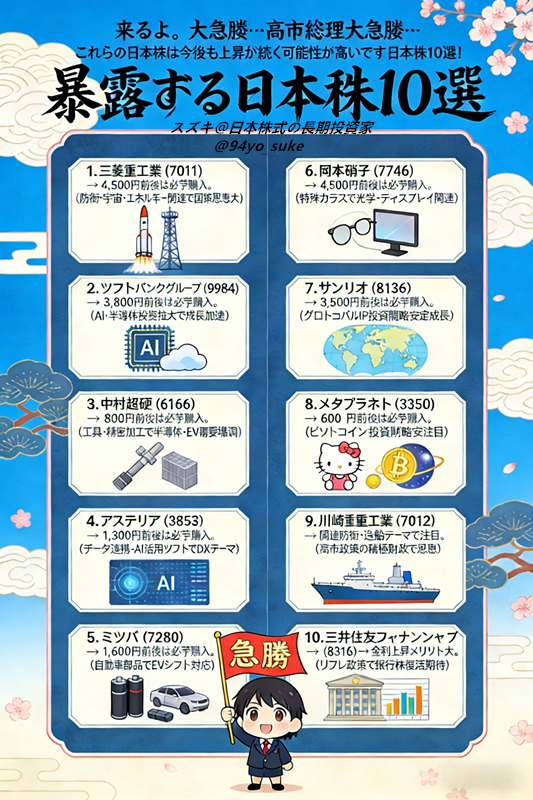 山影の長期株鬼 tweet media
