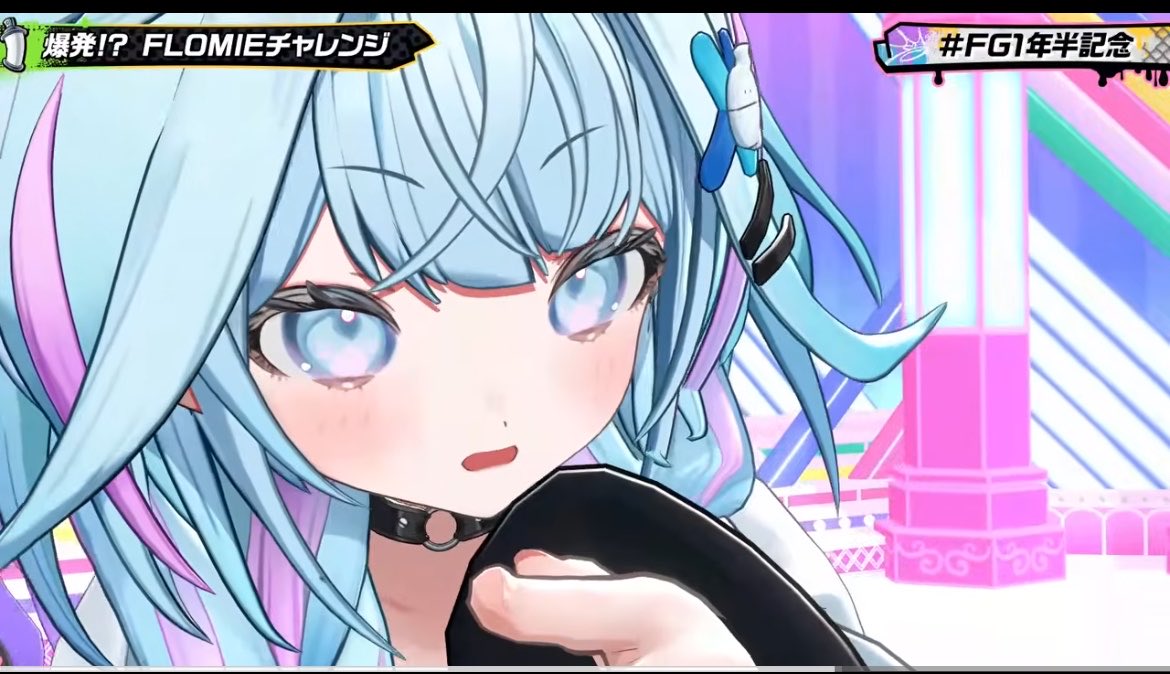 威嚇？する枢ちゃんめちゃめちゃかわゆ過ぎる(  ´ཫ`)💙
最高でした💙
これからも応援してます‼️
FLOW GLOW1.5周年おめでとう💙💙💙

 #FG1年半記念
 #水宮枢
 #すう成長中