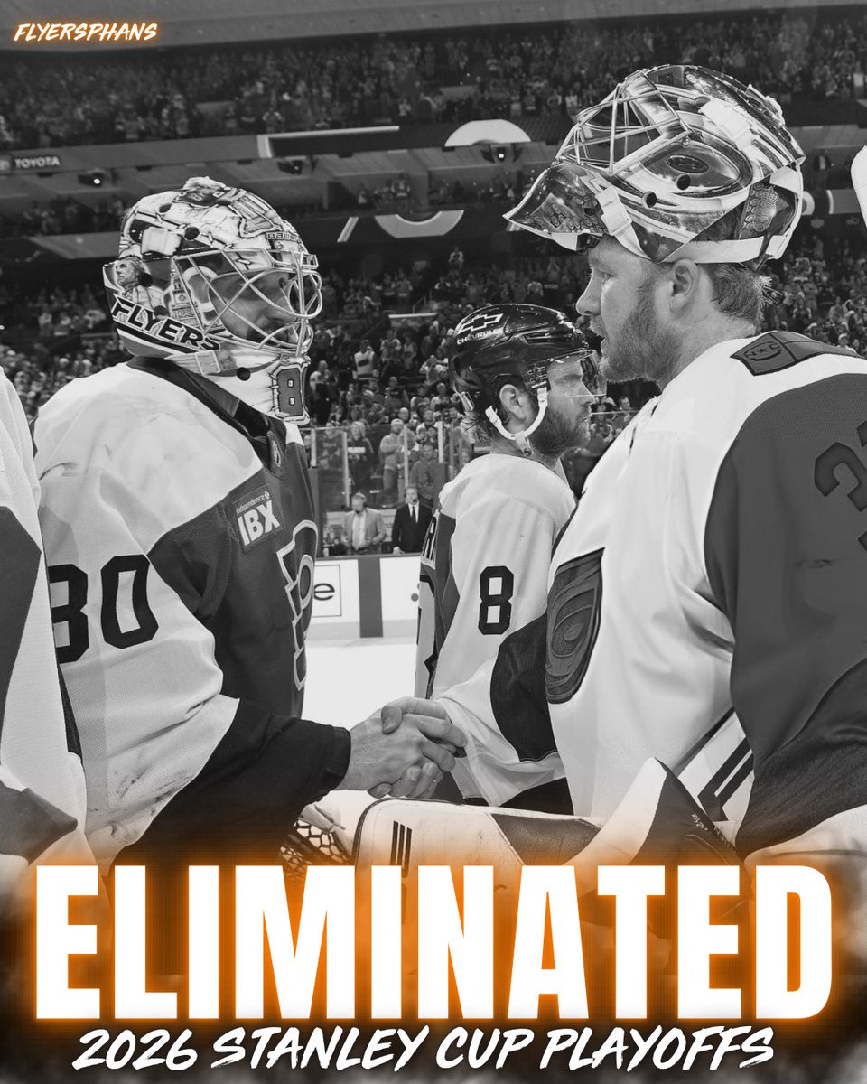 FlyersPhanss's tweet photo. Was a great run… #flyers #nhl https://t.co/3c1DuWZAmt