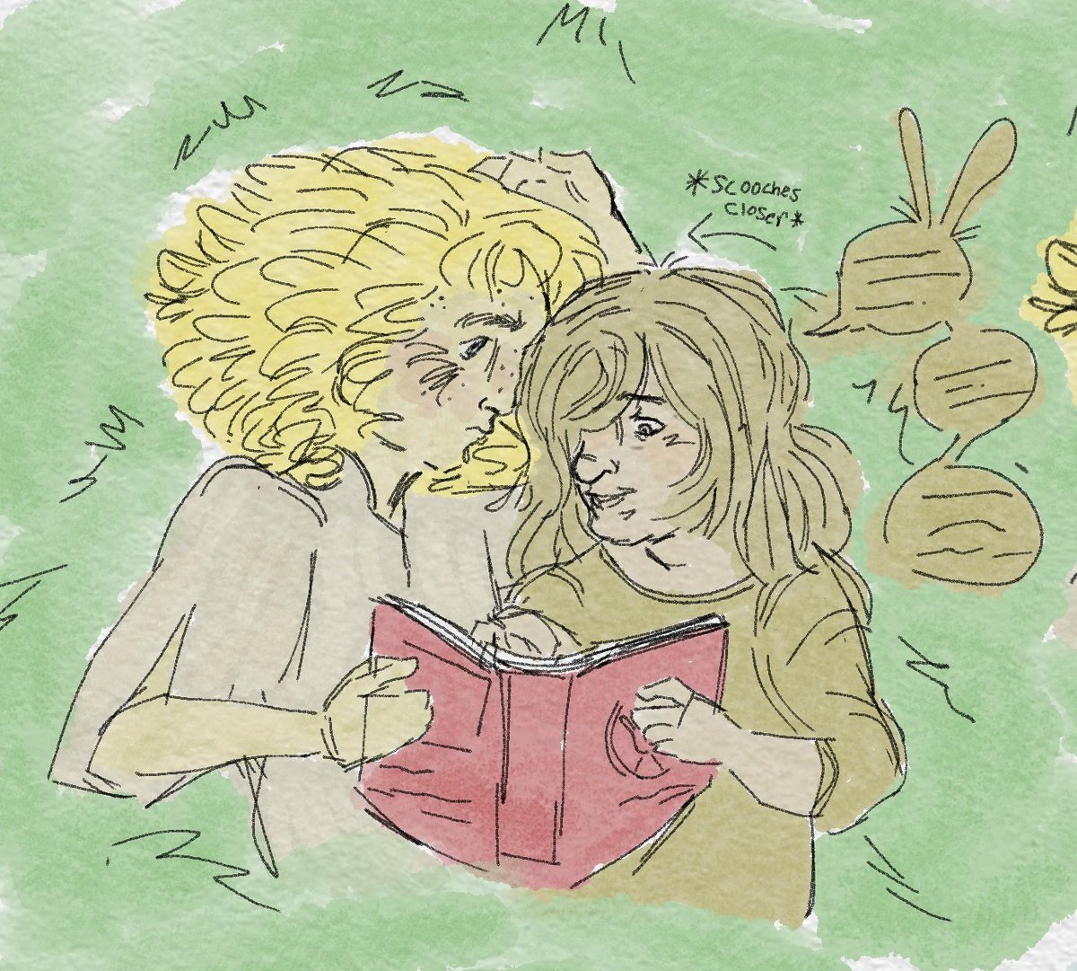 playing around with new brushes and playing dolls with colentine ...