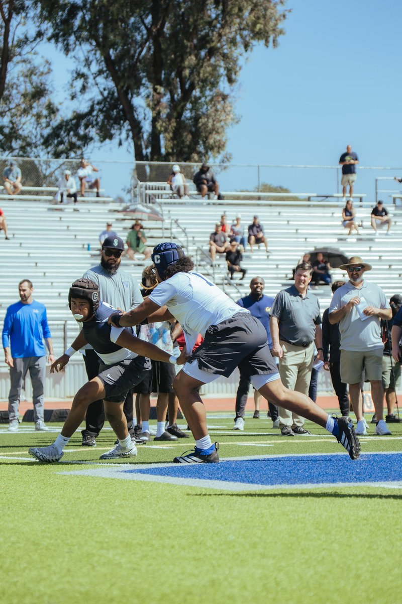 JaxtonHarper's tweet photo. Grateful for the opportunity to showcase my skills today! Big thanks to @Coach_Ramer and all the college coaches who gave their time. Excited for what’s next! #Grind @chaparralpumafb https://t.co/VzQj75YF6R