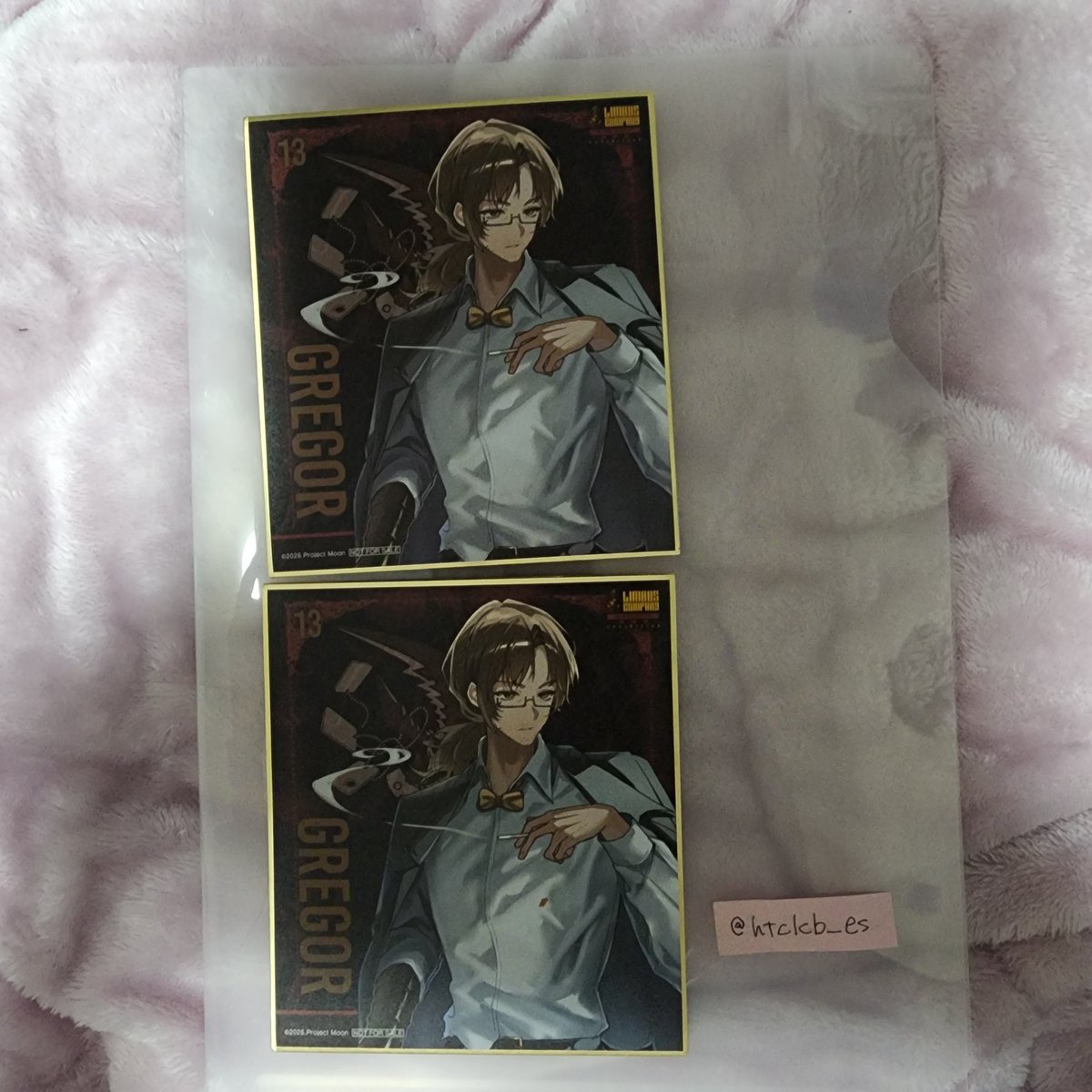 リンバスカンパニー　イサン　色紙　入場特典　チケット風カード 交換募集】※友人分 リンバスカンパニー リンバス展 地獄篇 入場特典