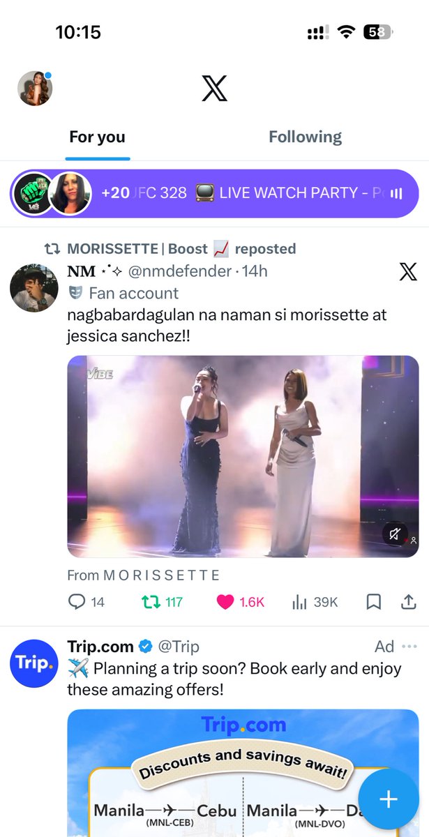 NegiBorca's tweet photo. Sino ulit ang hindi relevant? Mga bare minimum pa yung pag promote ng mga fans ni Morissette huh. 👏🏻👏🏻👏🏻 https://t.co/oN8TGmTrEd