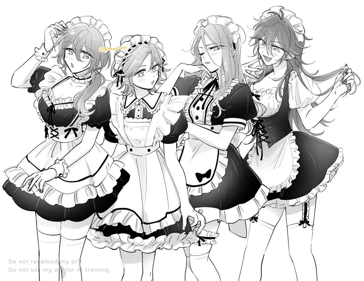 ※女体化
にょた🐝メイド(再掲)