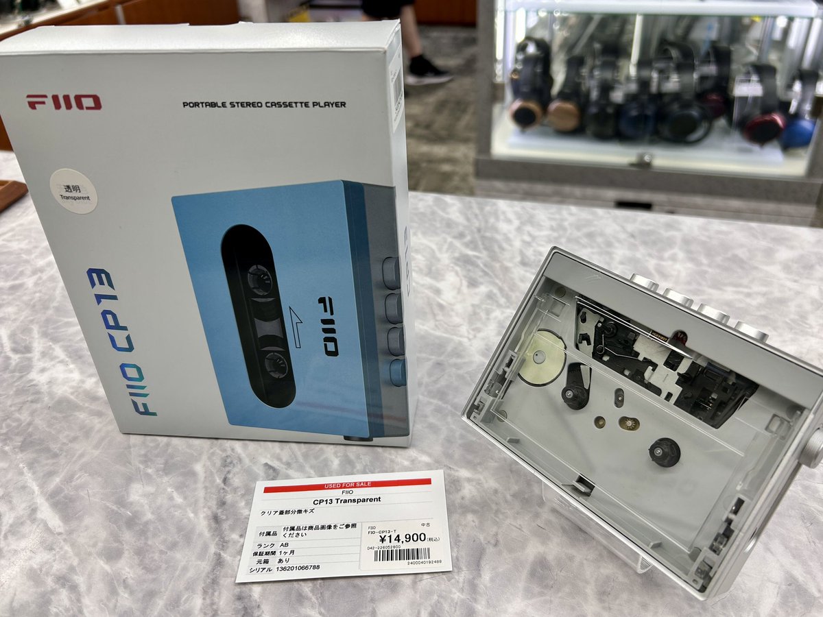 中古入荷速報‼️ FIIO CP13 Transparent ポータブルカセットプレイヤー