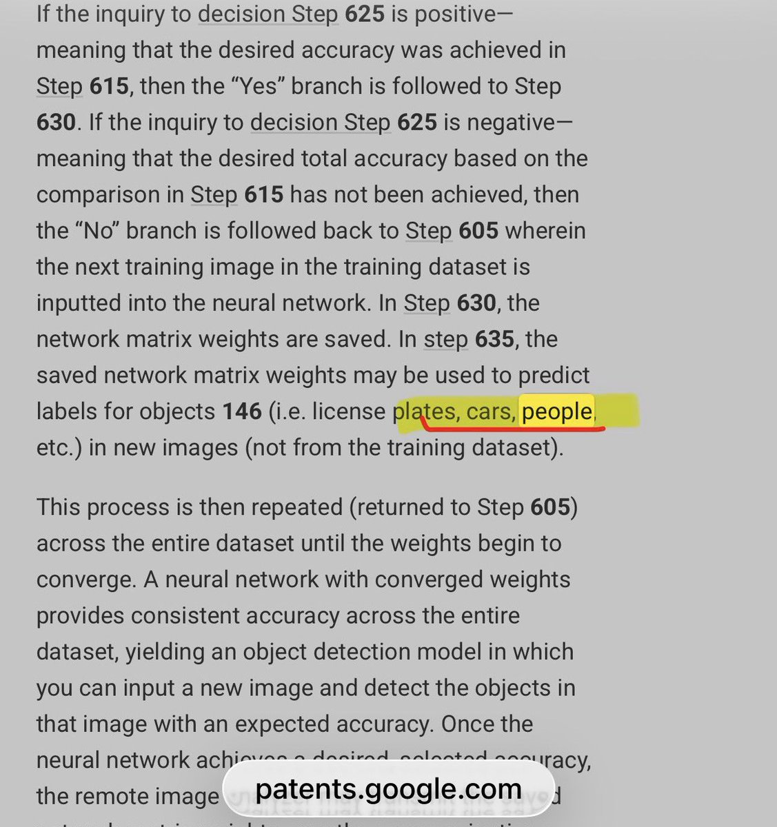 Hannibal9972485's tweet photo. FLOCK camera system
Apparently SCANS (PEOPLE) FACE ⚠️ this is a  .  The engineers who built this machine wrote "people" into the core logic of the system. This is a pedestrian surveillance architected to harvest biometric data on anyone walking in the camera's field of view.🚨🚨🚨⚠️⚠️
The patent does not limit itself to vehicles. It explicitly lists **"people"** as a primary target for the neural network to identify and classify.

Not only this the SYSTEM is BEHAVIOR PROFILING  ⚠️ its scanning “PEOPLE” and it calculating a score of "significance." Even  behavior is  triggering it if a high enough "confidence score" on the neural network is determined .

The patent proves the camera acts as an automated judge, deciding which citizens are "significant" enough to archive.🚨🚨🚨