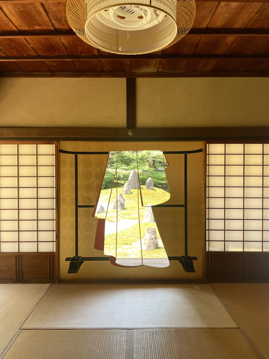 新緑の美しいお寺で面白い展示を観てまいりました