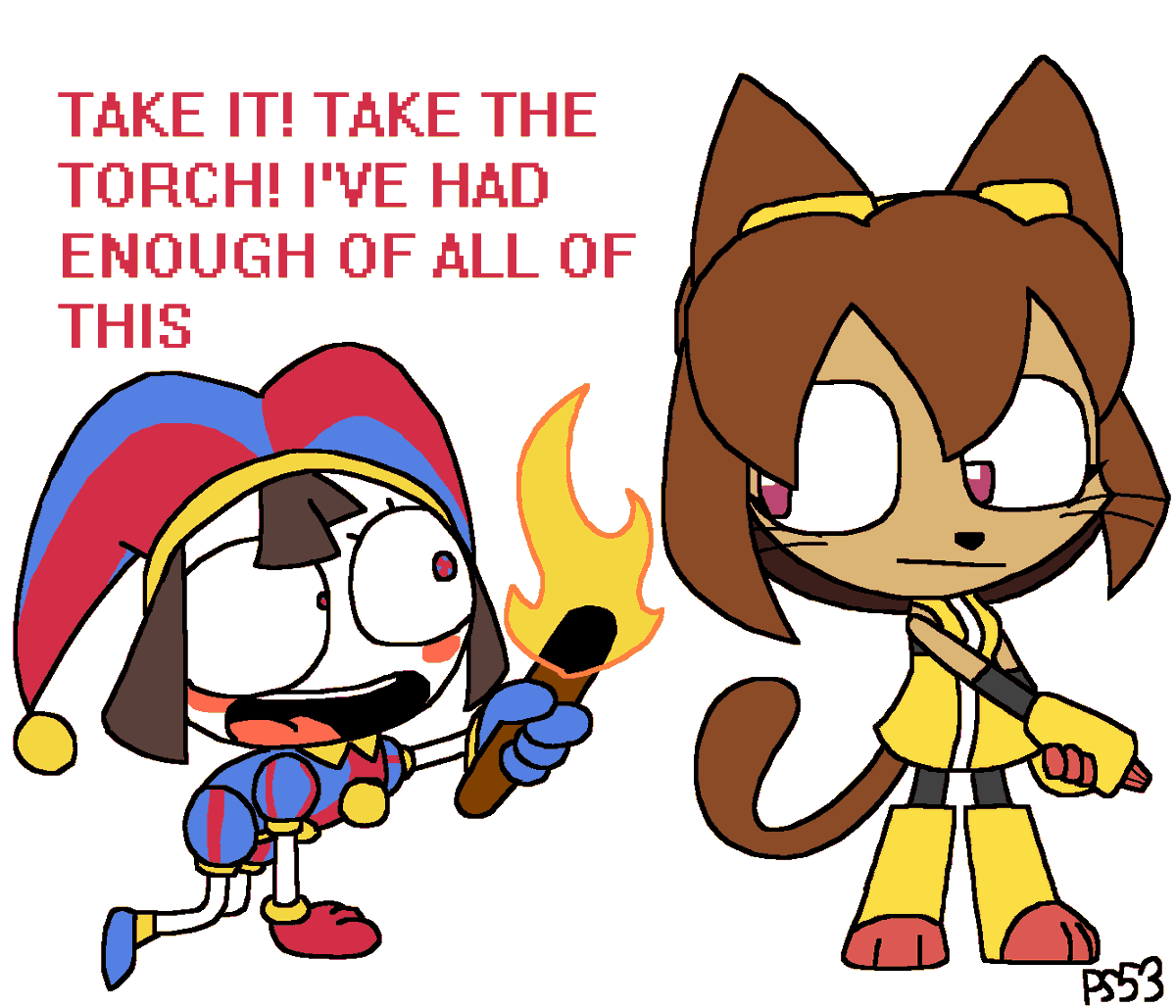 Pomni passes the torch to Kit #theamazingdigitalcircus #gamoverse
