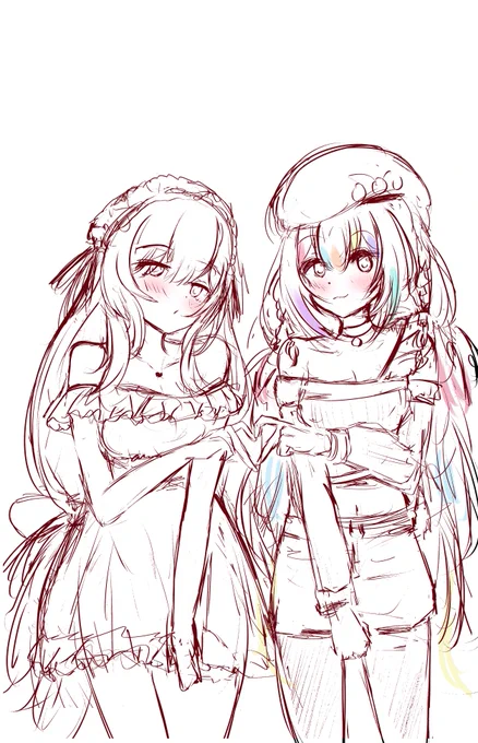 rkgk 私服アンアンノア #まのさば二次創作