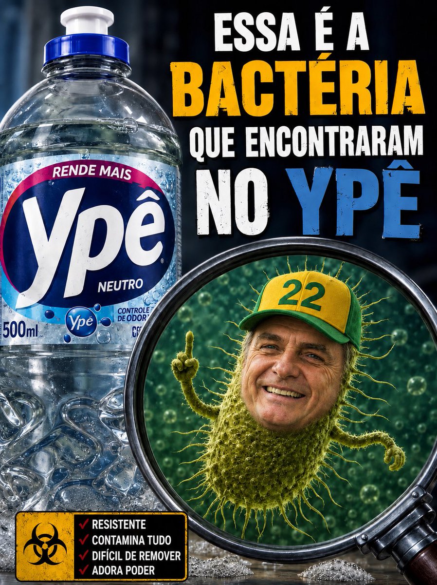 jundlost's tweet photo. Essa é a bactéria maldita ☣️🦠😎 #bacteria #ype #bolsonarista #bolsonaro #naro https://t.co/ysqar7V4De