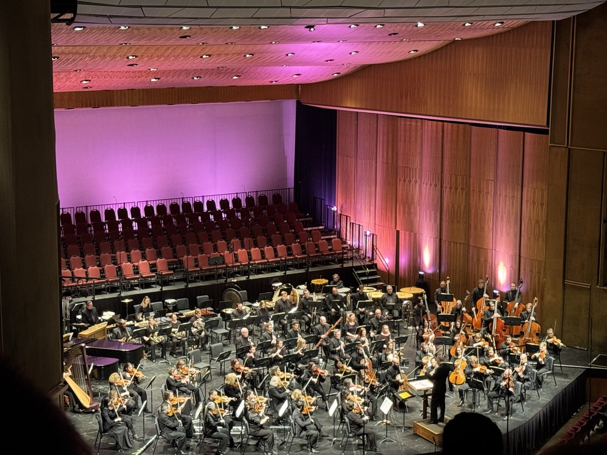 LakeBands's tweet photo. Congratulations to the Symphonic Winds and Mr. Cooey on a wonderful performance tonight at EJ Thomas Hall before the Akron Symphony Orchestra Concert! Our students put on a breathtaking performance, then got to stay and watch Carmina Burana 🎶 https://t.co/kOcrHcg6yF