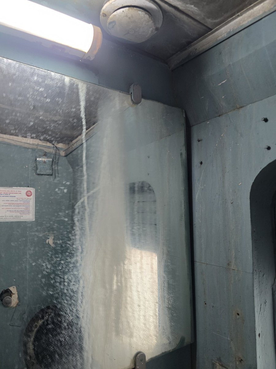 dattacharanraj's tweet photo. @drmmumbaicr @BhusavalDivn @RailwaySeva PNR:8935981684
Panchavati Express 
C1 is CC coach But The toilet condition is worst like general coach. This reck is shared and started from MMR without internal cleaning. Expensive tickets and filthy coaches. 12110 has lost its charm. https://t.co/9ZaHAKZk2q