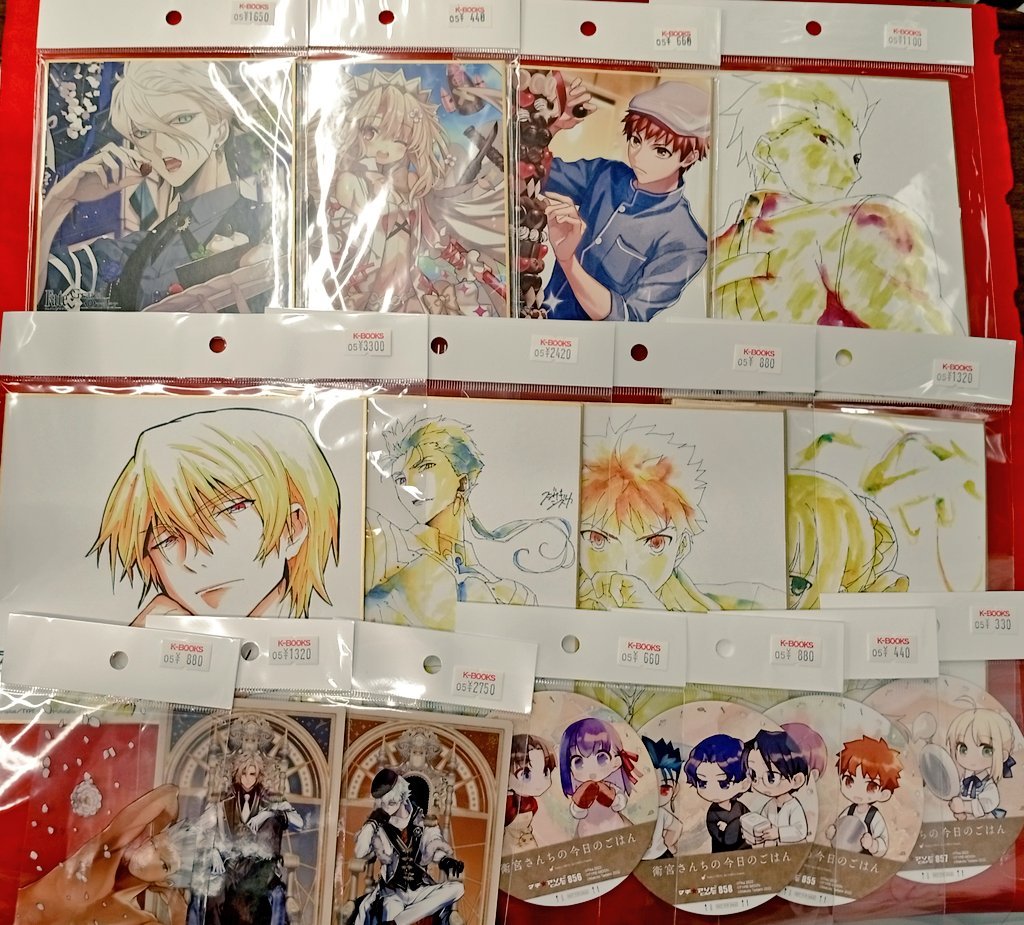 Fate　FGO ギルガメッシュ 缶バッジ くじ 色紙 入荷情報】 Fate Fate/Grand Order FGO フィナーレ缶バッジ