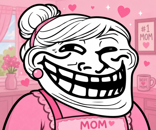 Neoleocrypto's tweet photo. With TROLL at 90M, there’s no better narrative than TROLLMOM. The other one is a scam, sending fees to charity foundations that help mothers.
$TROLLMOM https://t.co/mm96GZsyrj