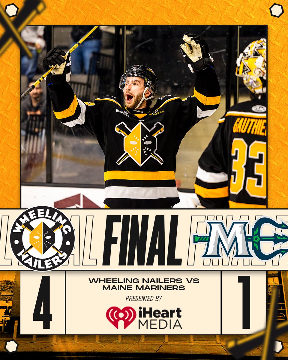 HEADING TO MAINE WITH A 2-0 SERIES LEAD 🔥🤪

#ForTheWheel