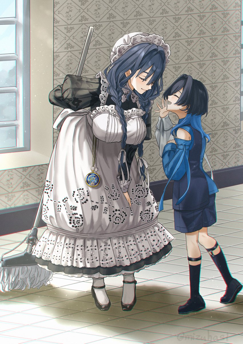 mizuhasi's tweet photo. #メイドの日 #kronillust https://t.co/GlwA2vwAOR