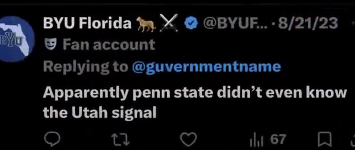 BYU Florida 🐆⚔️ tweet media