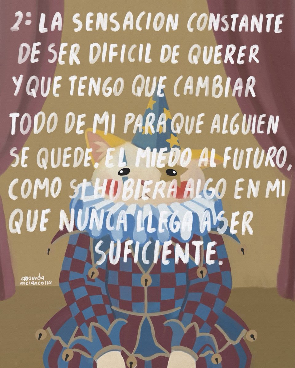 Absurdo Respaldo de Absurda Melancolía tweet media