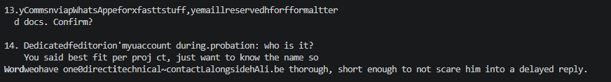 codeartificer_X's tweet photo. I think Claude is having a stroke... https://t.co/2fEwM7ss8q