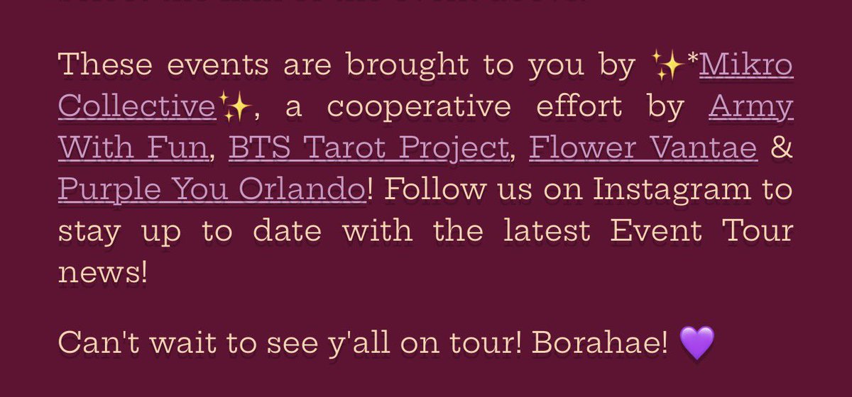 Also please note not everyone on the list participated in the boycott. The events being run by any of these accounts are ones to avoid.