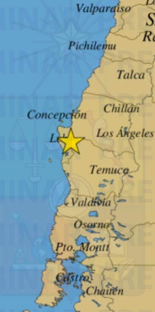 Diegoherreraf1's tweet photo. 🚨 #URGENTE |  INFORMACIÓN PRELIMINAR: Sismo de magnitud 5.7 a 43 km al Este de Lebu en la Región del Biobío, Chile, con un profundidad de 10 km.

Este es un evento de intraplaca es probable que la intensidad Mercalli en algunos sectores haya alcanzado el VI

#Temblor | Temblor https://t.co/zFzHwgjwgC