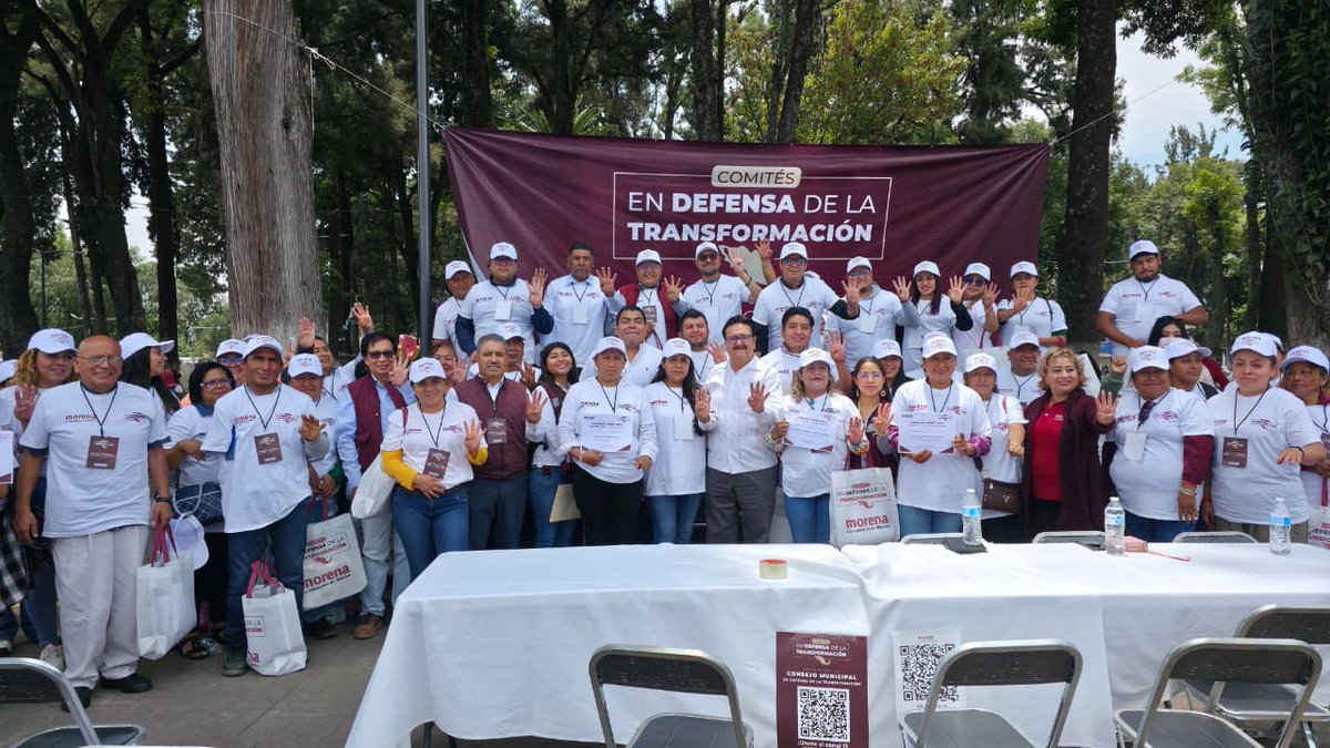 agustingc2012's tweet photo. Junto al compañero @addi_cesar, coordinador estatal de organización, participamos en la instalación del #ConsejoMunicipal de morena en #Huejotzingo
Con treinta comités seccionales y la fuerza del movimiento estamos listos para refrendar la confianza del pueblo a los gobiernos de @Claudiashein 🇲🇽, @armentapuebla_ y @robertsolisvall