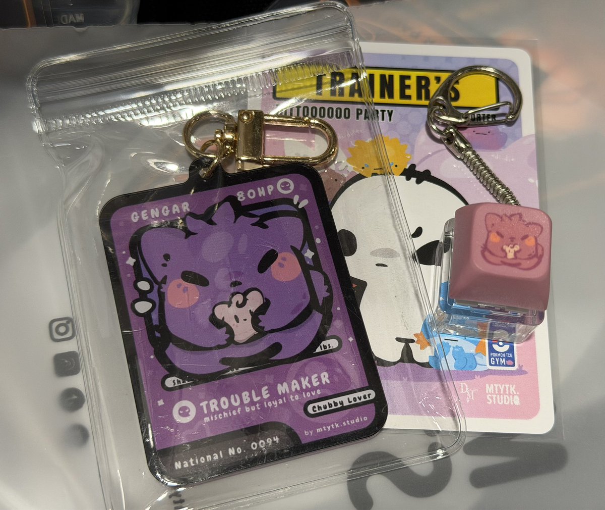GoingGeeek's tweet photo. Also just wanted to share some love I got yesterday, @Falconhawk234 came by to pass me my early birthday present &amp; the 3D printed WSTR I asked for 🫶🏻 as well as @remaeko kami-oshi giving me some gengar love!!! https://t.co/IfeePnQgdw