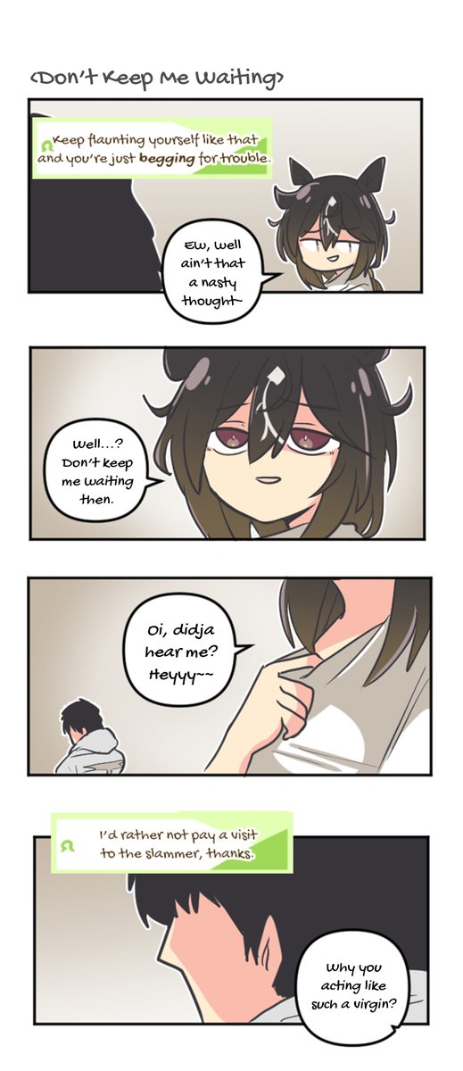 EN Translation by <a href="/RagingAsn_/">RagingAsn</a>

영어 번역입니다!
다음에 또 봐요!
#UmaTranslations