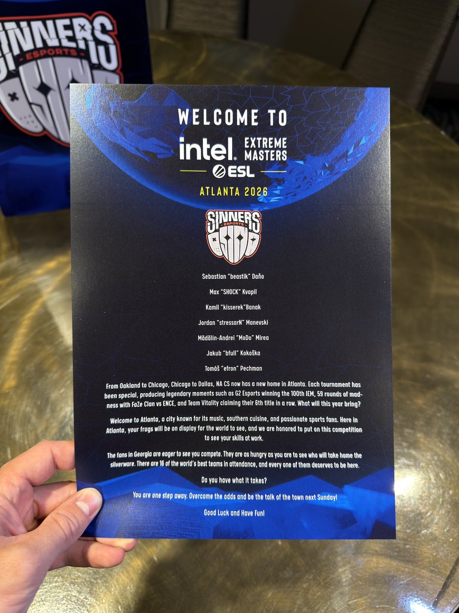 SINNERS @ IEM Atlanta tweet media