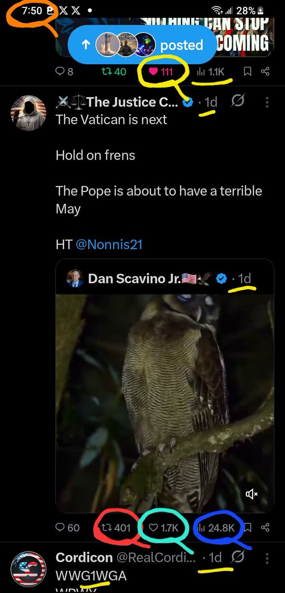 DeanDavis33's tweet photo. 9️⃣🐇1️⃣ #NineOnes
7️⃣5️⃣0️⃣ #SevenFifty
🐸1️⃣7️⃣ #Seventeen
😏 #WhatAreTheOdds 😁
4️⃣0️⃣1️⃣ #FourZeroOne
2️⃣4️⃣8️⃣ #TwoFourEight https://t.co/V2D0MCr2Eu