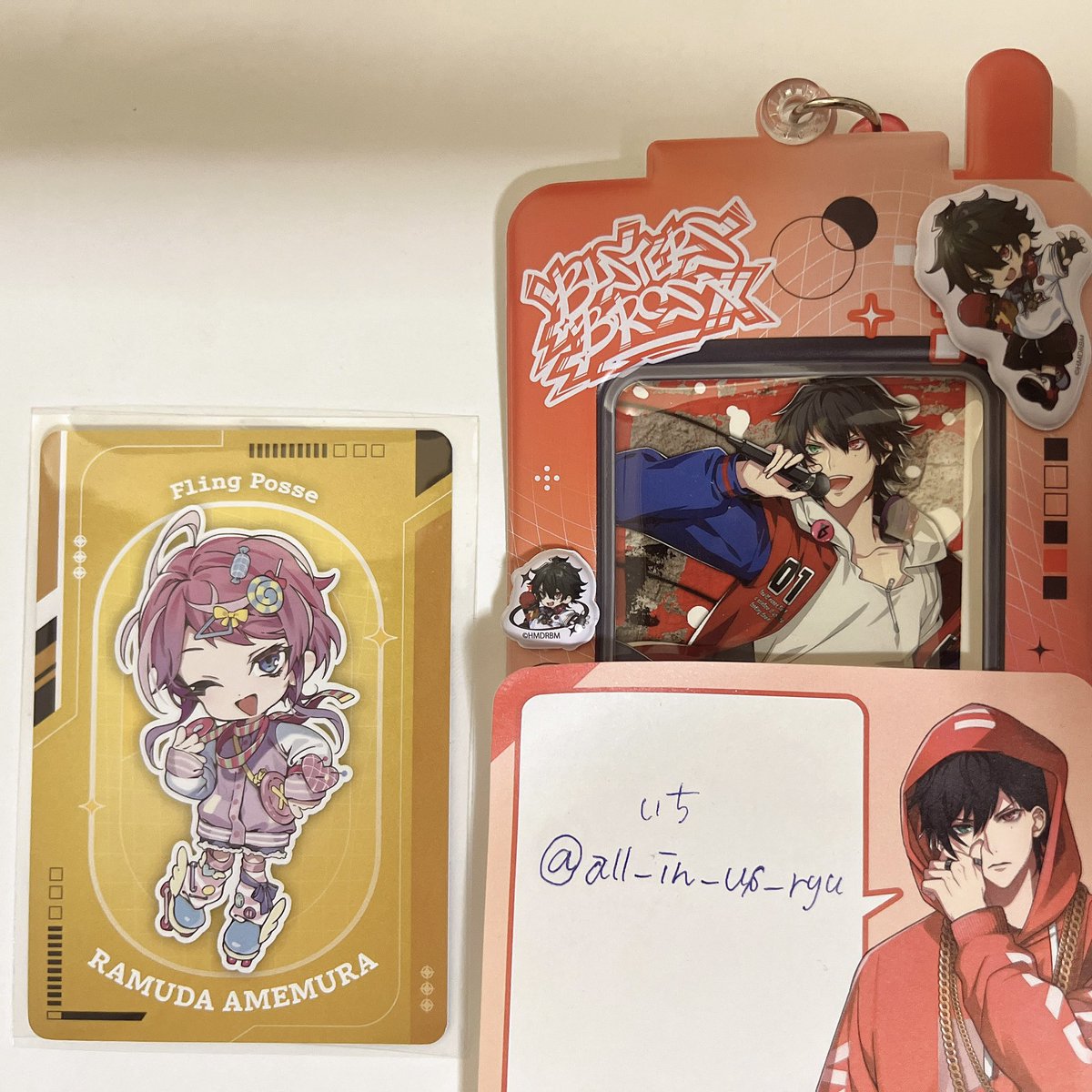 all_in_us_ryu's tweet photo. 【交換】
ヒプノシスマイク ヒプマイ ラフォーレ原宿
購入特典 物販 ノベルティ カード
トレーディングイラストカード

譲】画像乱数 
求】同種一郎・左馬刻>109特典一郎・左馬刻

入手後スリーブに入��ております。

都内・千葉県手渡し、郵送

検索からお気軽にお声掛けください！ https://t.co/RP6JIMQAlu