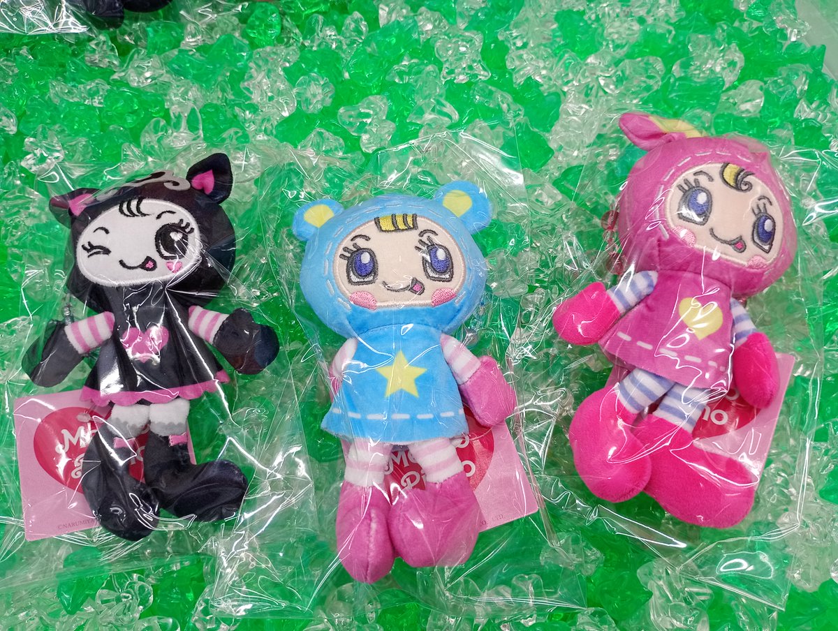景品情報☆】 メゾピアノ ジャラジャラストラップ付きマスコット 3種