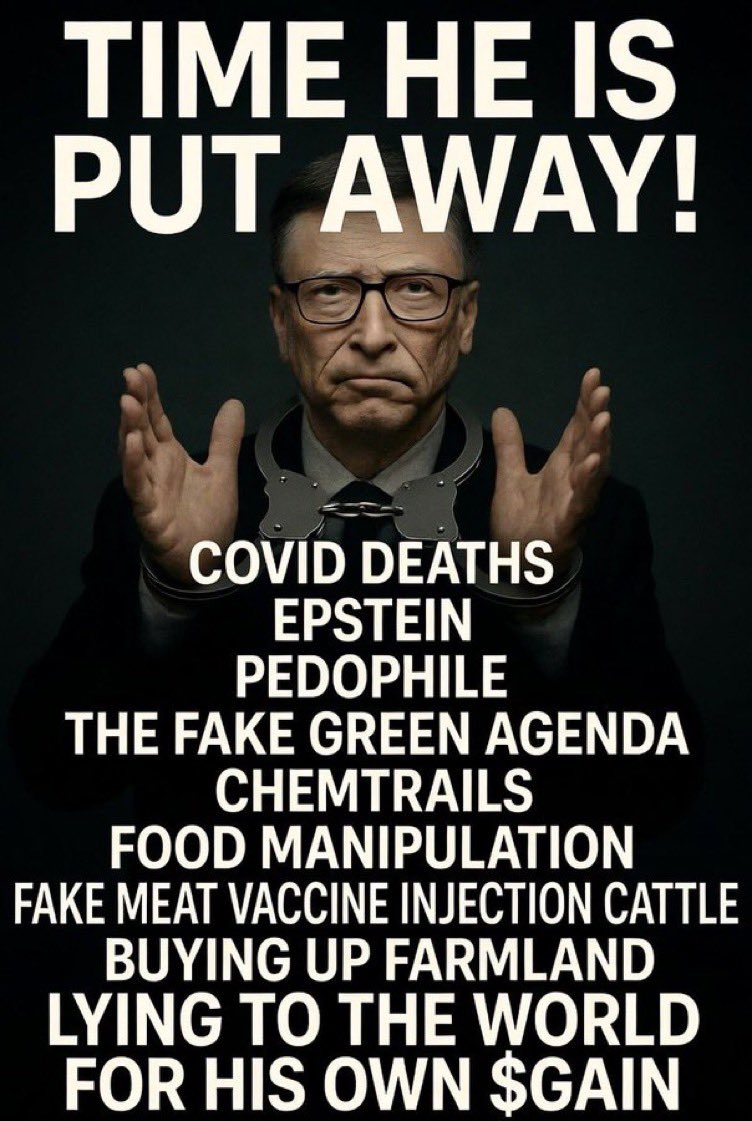 There are SO MANY THINGS that Gates needs to be prosecuted for.  

Vaccines are just ONE of them!!