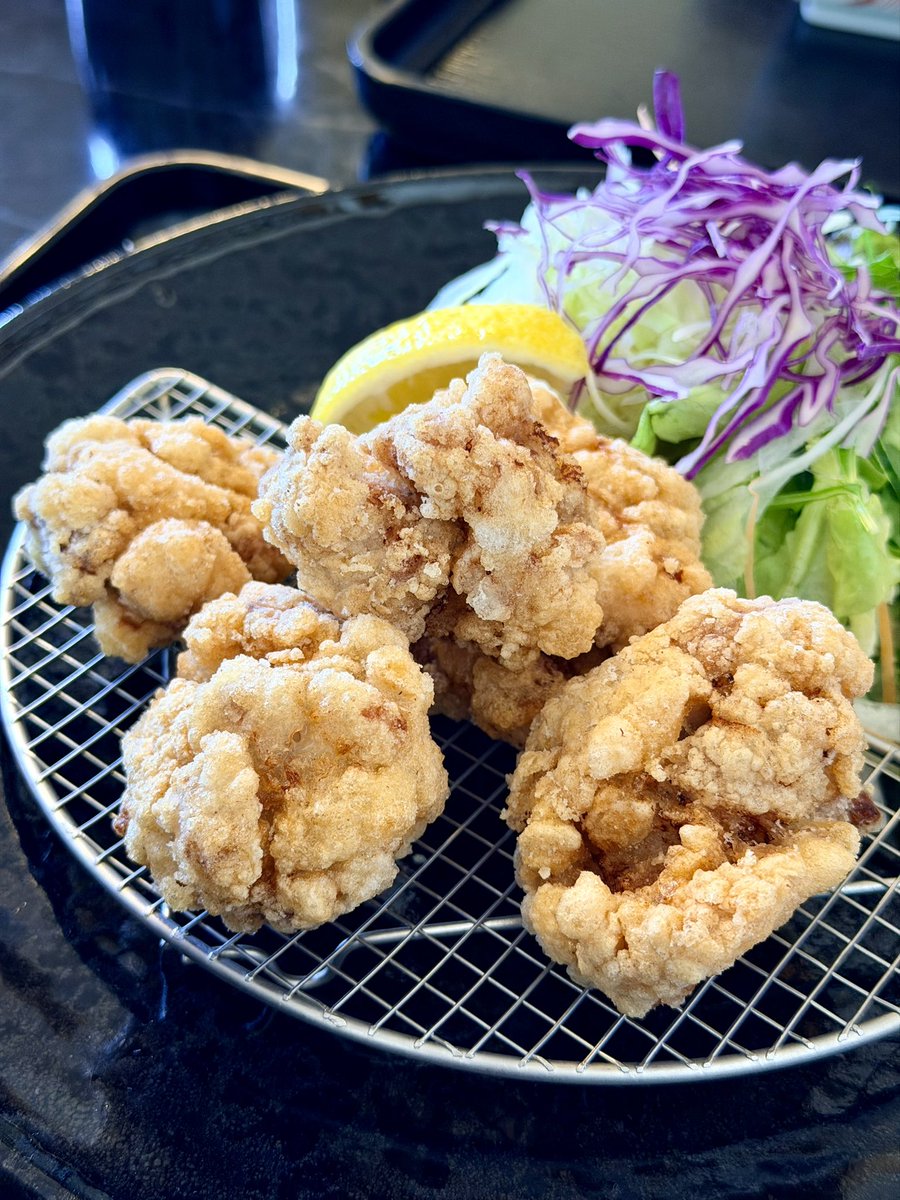 まばゆいから揚げ。たいへんよろしい(๑•̀ㅂ•́)و✧