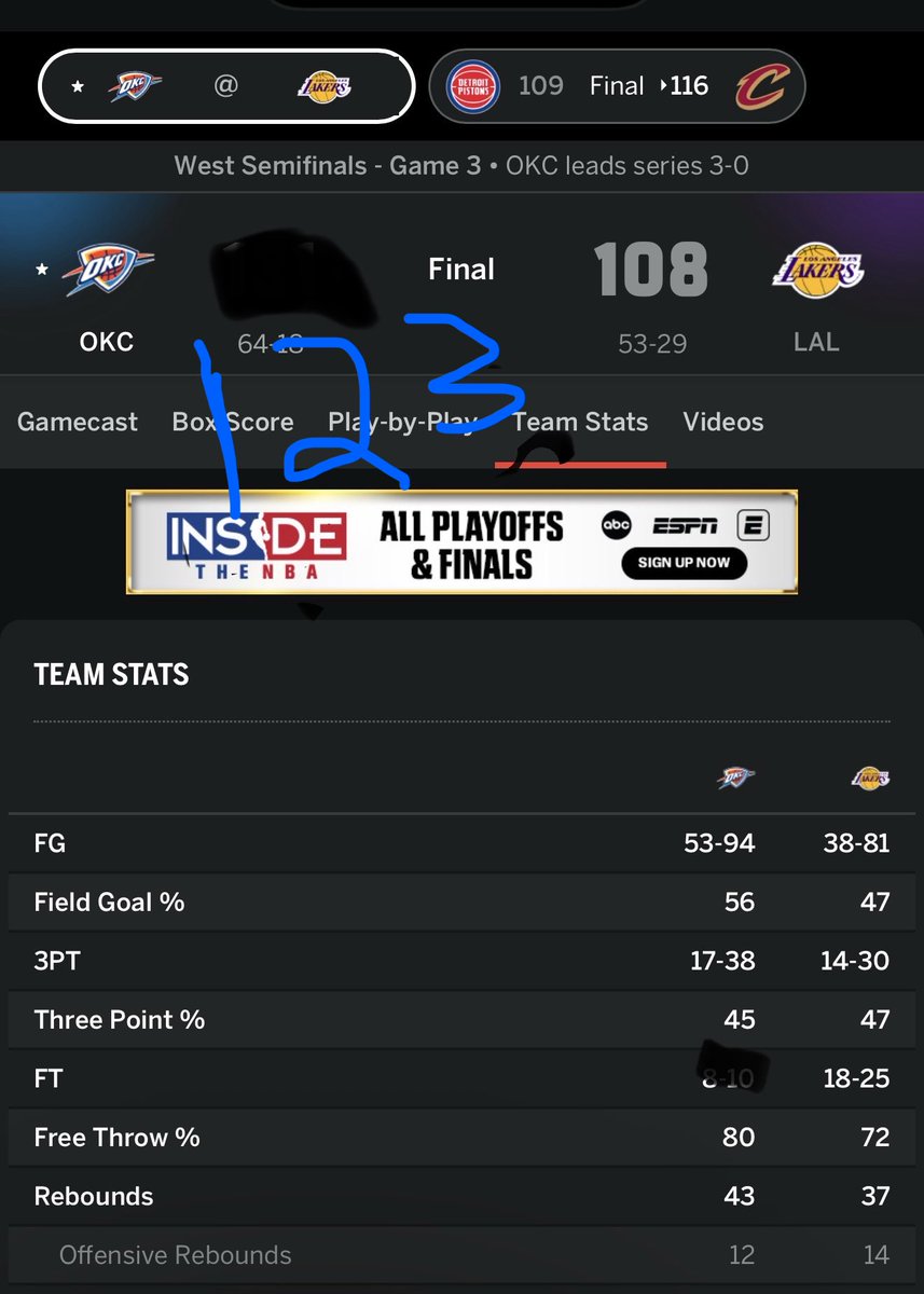 Rustin_36's tweet photo. @LakeShowYo @OfficialNBARefs Here, take our FT away damn. Happy? https://t.co/pop34Io7m9