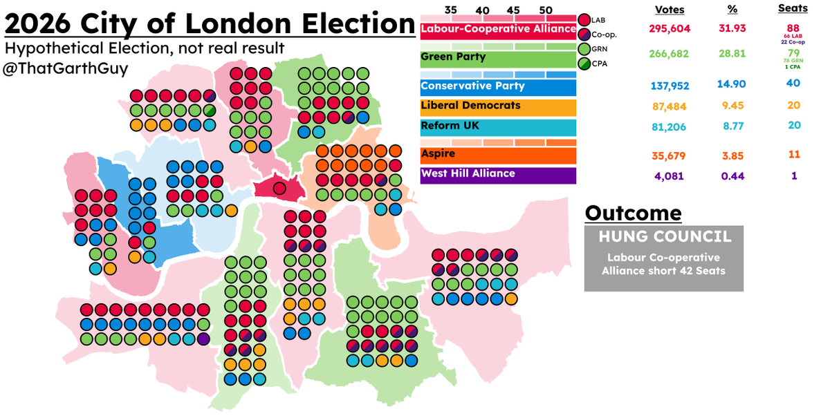 London Assembly Map With all the results in, I can finally post the scenario! What if Inner ...