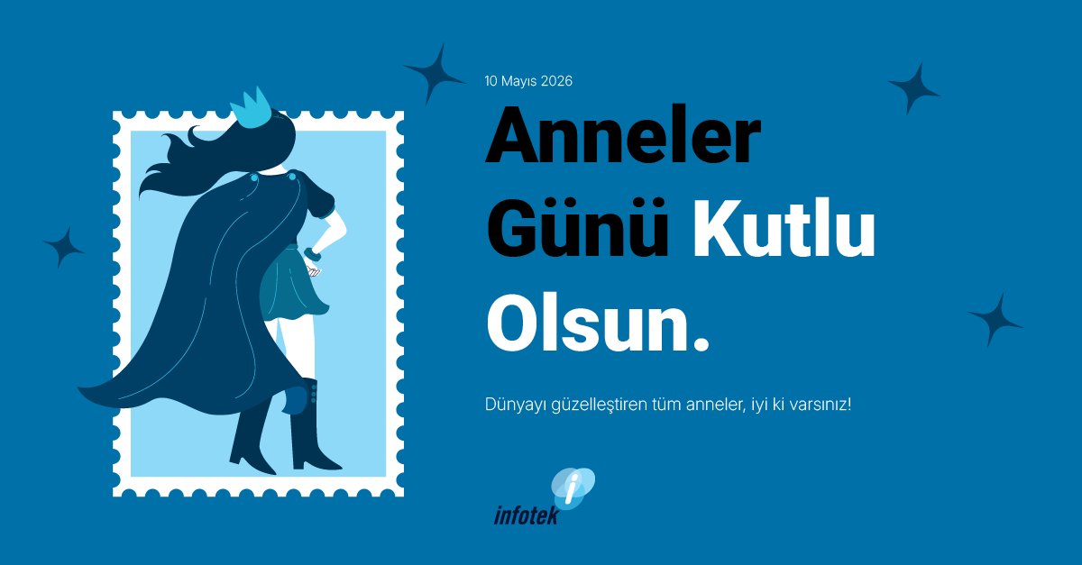 InfotekAS's tweet photo. Bizi biz yapan tüm annelere... Anneler Günü Kutlu Olsun! 💐💐✨✨

#Infotek #MothersDay2026 https://t.co/EYzck1I6Os