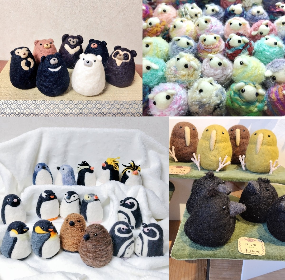 デザインフェスタ63出店します！ 羊毛フェルトで色々な動物を作ってい
