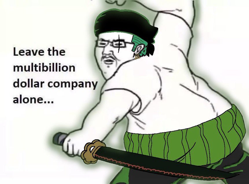 basedking01's tweet photo. @Toxxu_2 The same toei that changed the Law+Kid vs Big Mom fight so that it was Zoro that showed up and turned the tide

Countless other egregious examples https://t.co/tgD4cweDkz