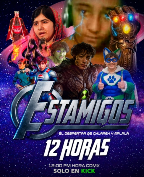 obsessionTwitch's tweet photo. 12 HORAS con LOS ESTAAMIGOS

VIERNES 15 de MAYO a las 12:00PM 

NO SE LO PIERDAN 🔥

https://t.co/NkEx14ttDe https://t.co/xynWNdf9B3