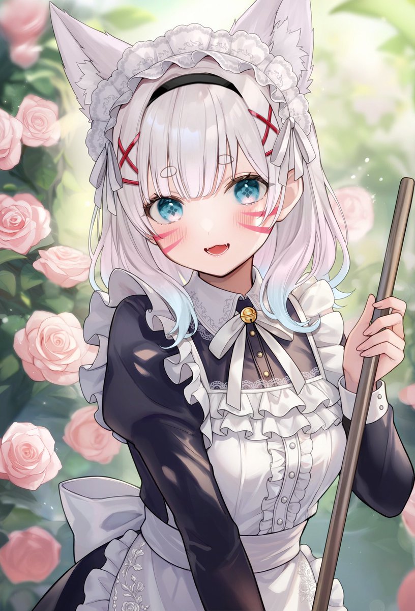 こまいぬページ メイドの日 用意してないと思った？♡