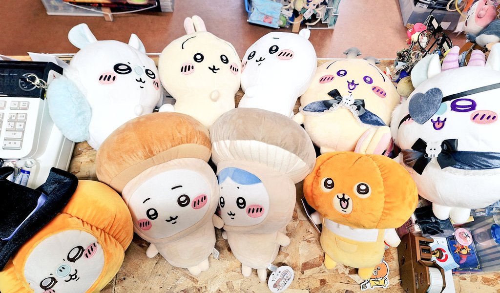 ちいかわ ぬいぐるみ入荷しました❗ 各500円になります⭕ #ちいかわ