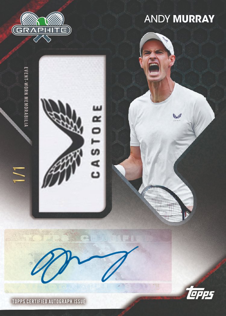 新商品入荷情報🎾】 ・2026 TOPPS GRAPHITE TENNIS HOBBY BOXから4枚